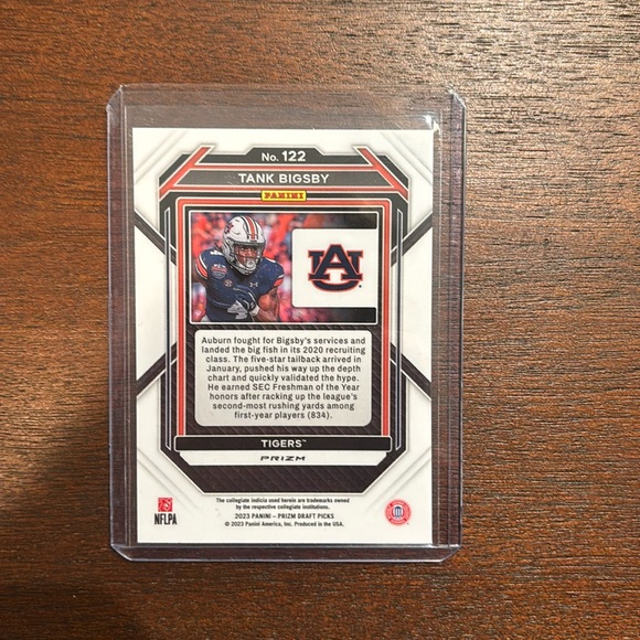 Tank Bigsby 2023 Prizm Draft Pick Rookie Card #122 - Picture 2 of 2